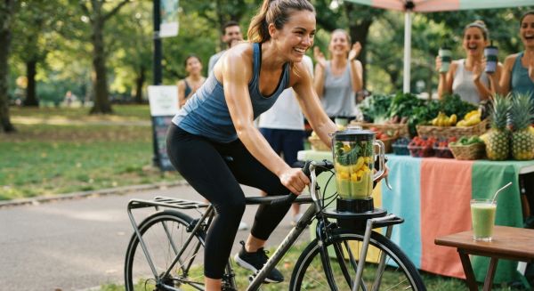 Les bienfaits du vélo smoothie : animations écolo et amusantes
